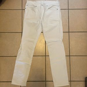 White Levi’s 511 Jeans 34/34